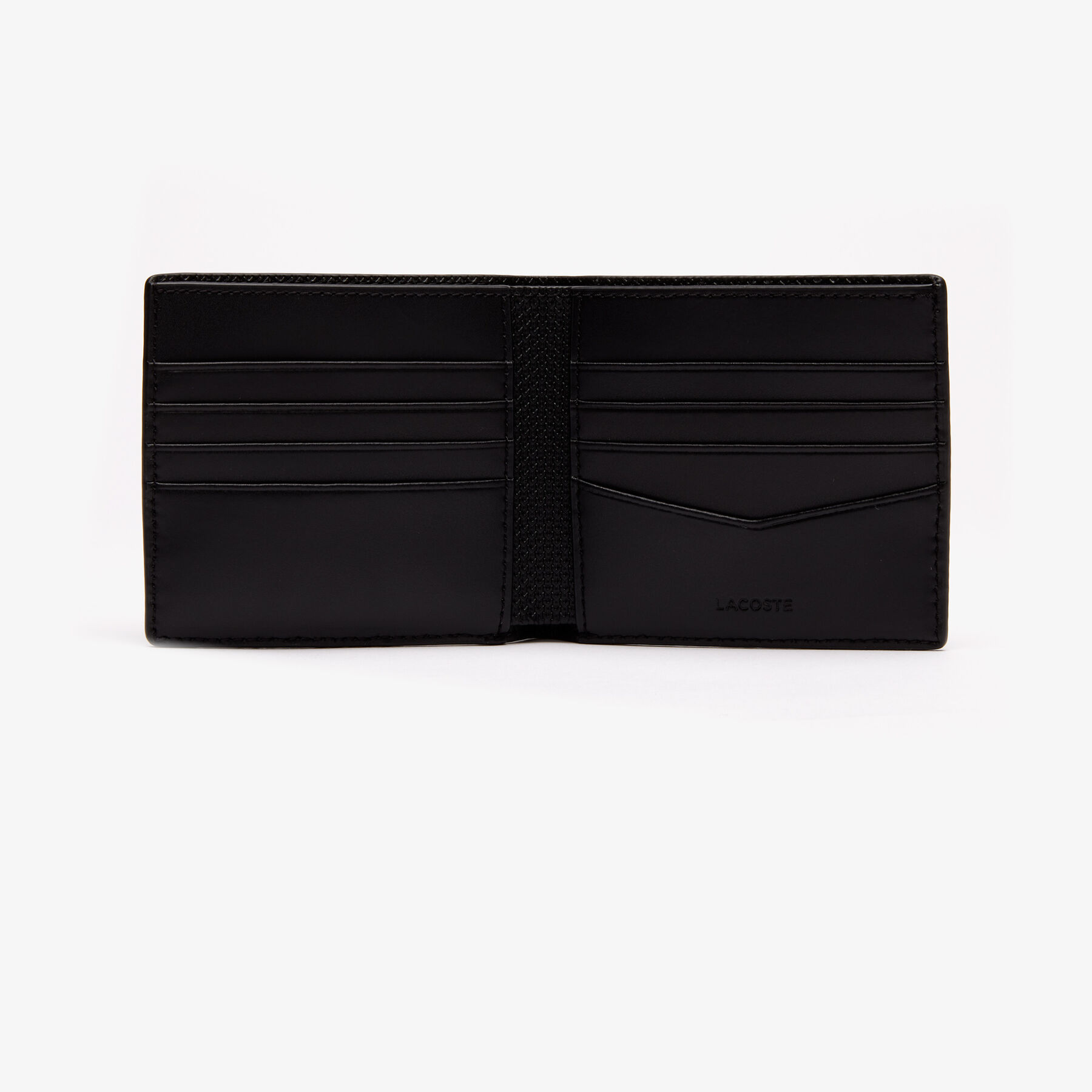 Men's Chantaco Piqué Leather 8 Card Holder And Wallet lacoste men s chantaco piqu leather 8 card holder and wallet