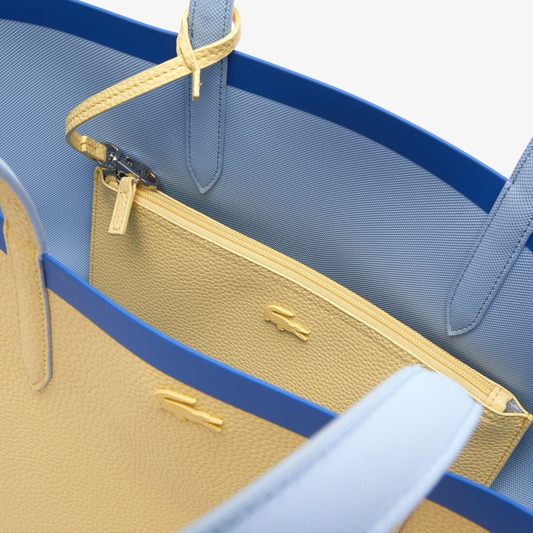 Women's Anna Reversible Contrast Band Coated Canvas Tote Bag Women's Anna Reversible Contrast Band Coated Canvas Tote Bag