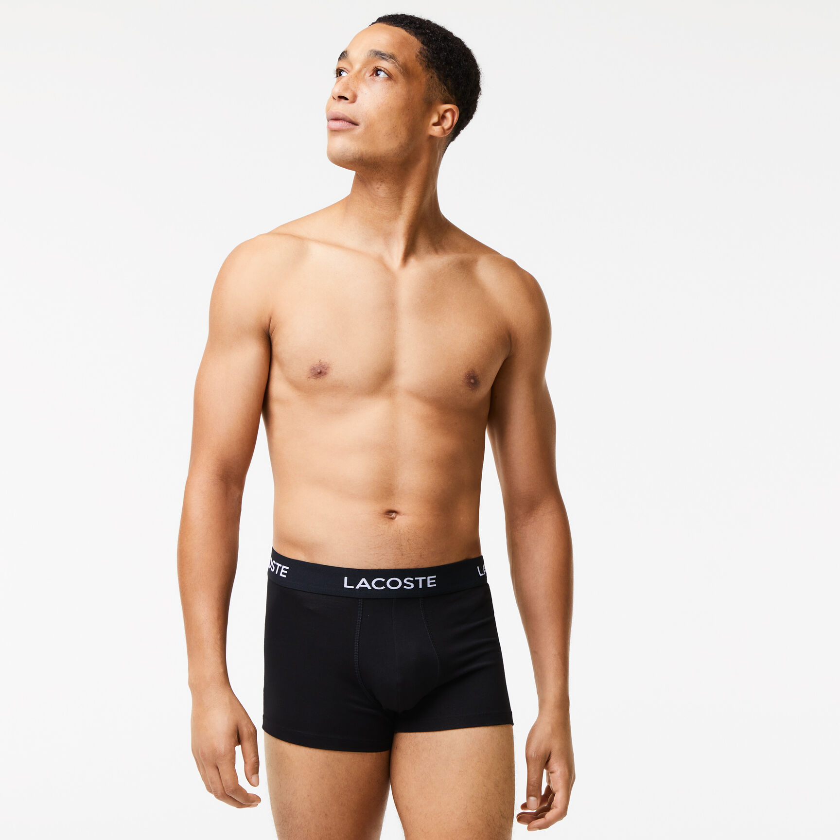 طقم بوكسر لاكوست قطن مطاطي للرجال، 5 قطع طقم بوكسر لاكوست قطن مطاطي للرجال، 5 قطع