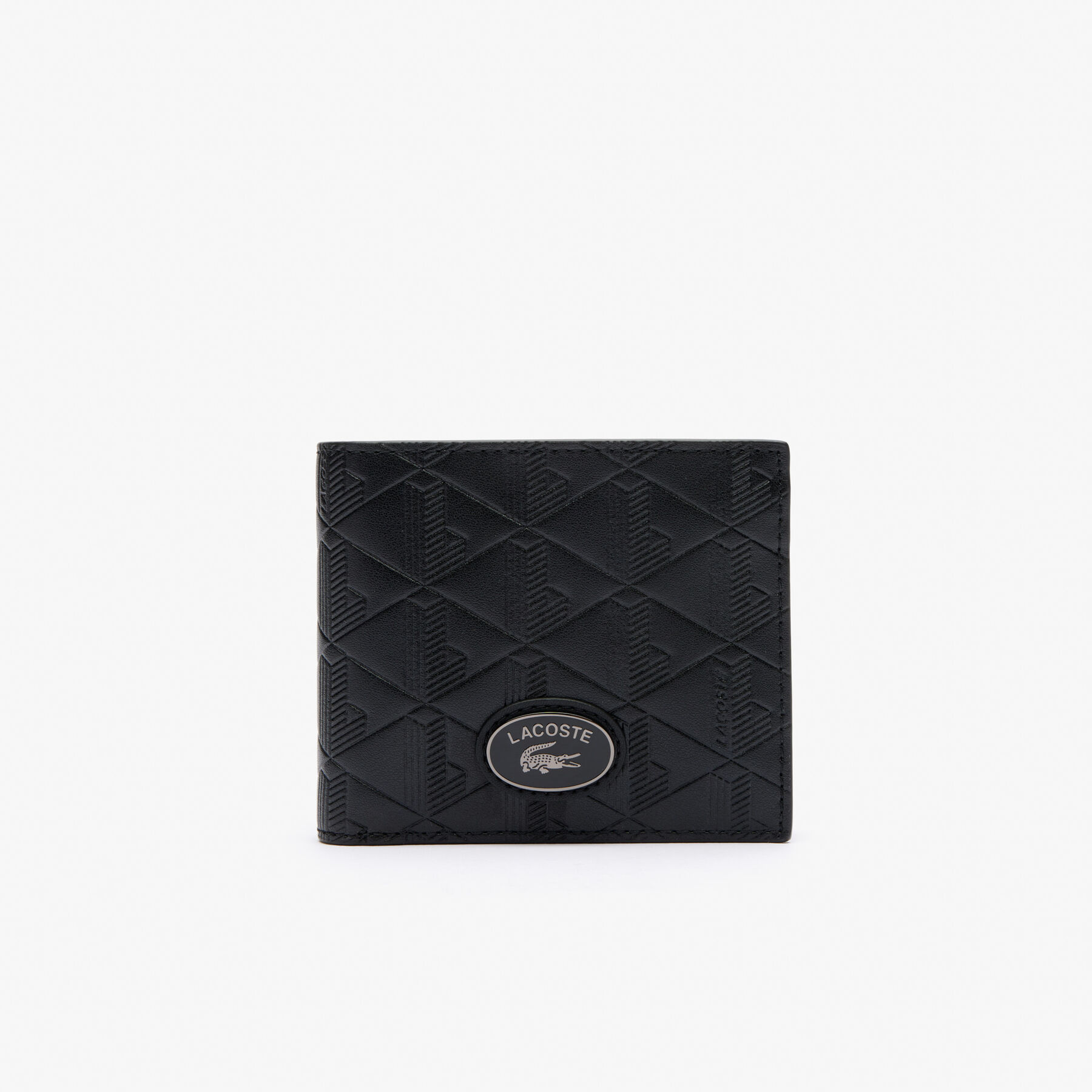 محفظة نقود متوسطة الحجم من الجلد بنقشة المونوغرام Medium Nomogramme Leather Billfold - NH4400MR-000