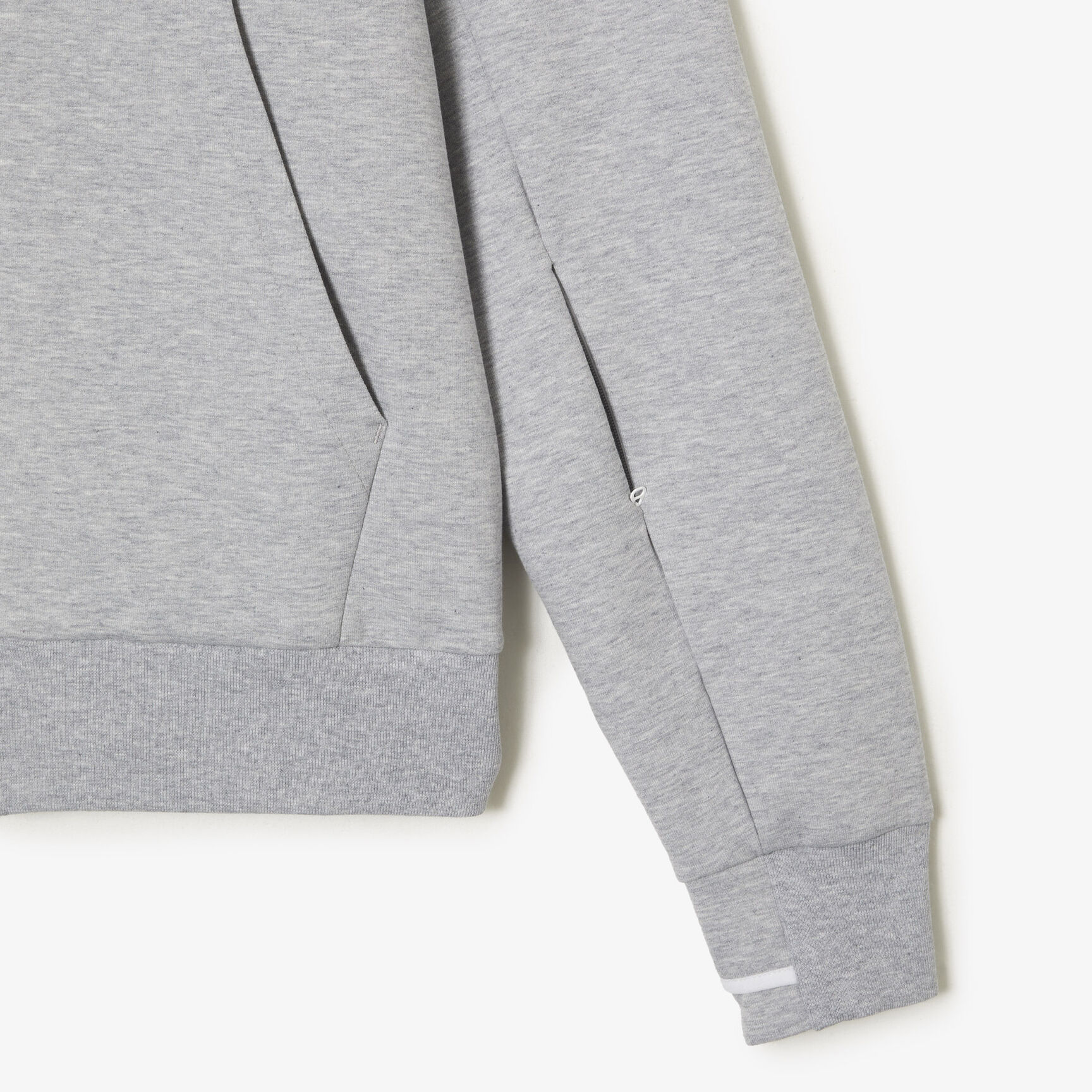 سويت شيرت لاكوست قطن عضوي ناعم للرجال High Neck Zip-Up Sweatshirt - SH2702-00-CCA