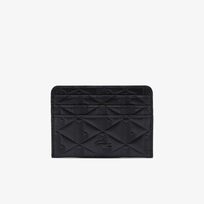Maheki Embossed Leather Card Holder