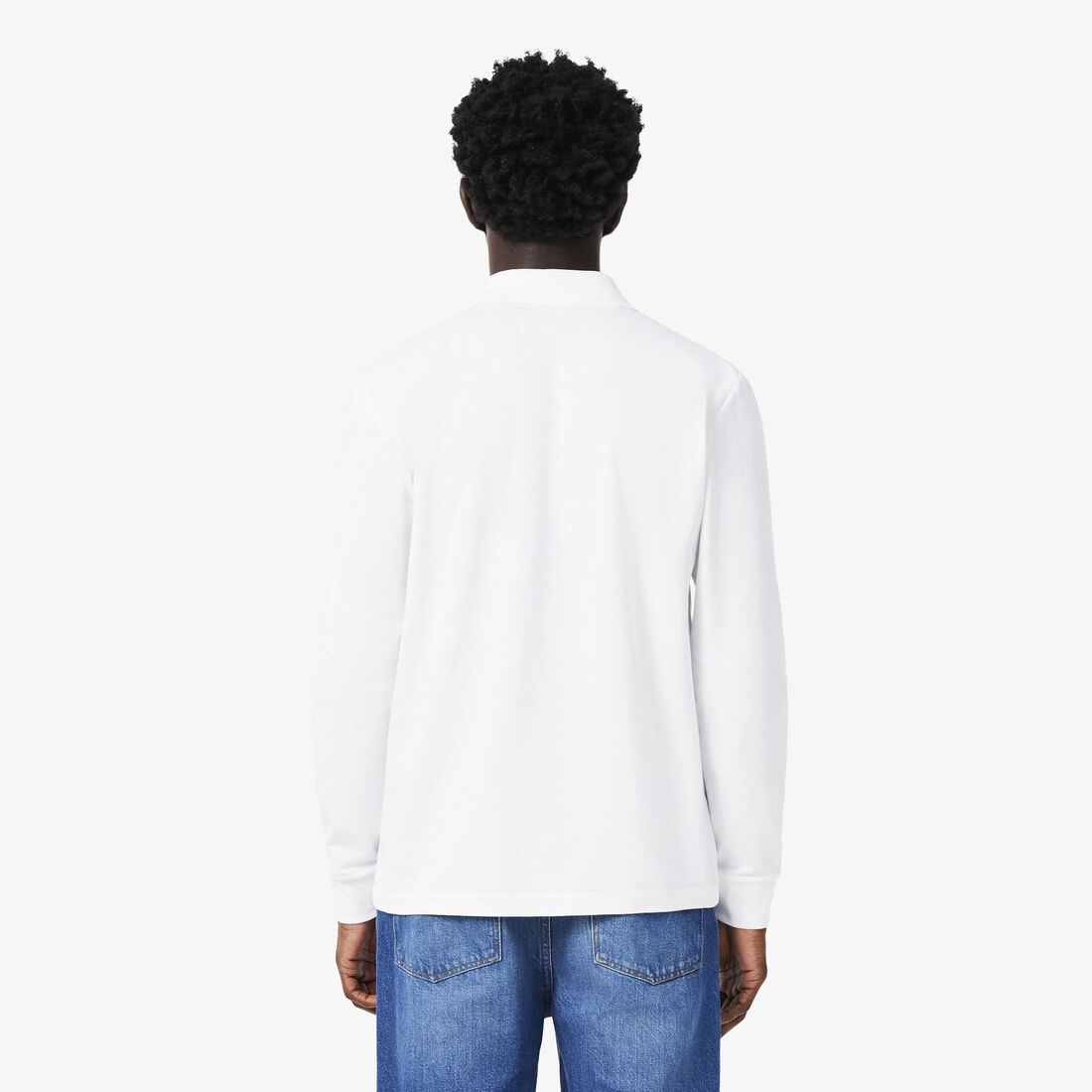 Regular Fit Long Sleeved Cotton Blend Polo Shirt lacoste regular fit long sleeved cotton blend polo shirt
