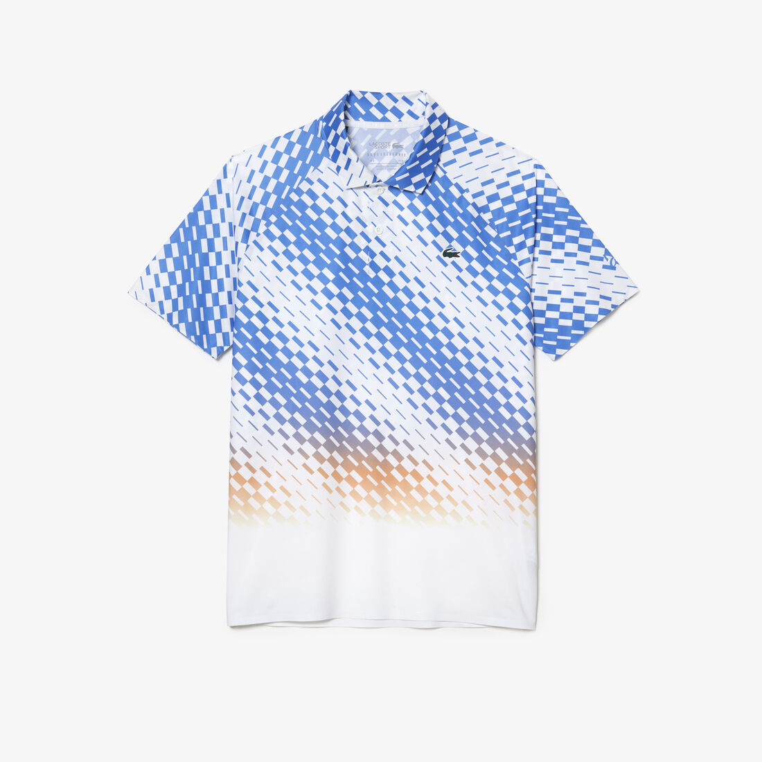Men's Lacoste Tennis x Novak Djokovic Checkerboard Print Polo Shirt Men's Lacoste Tennis x Novak Djokovic Checkerboard Print Polo Shirt
