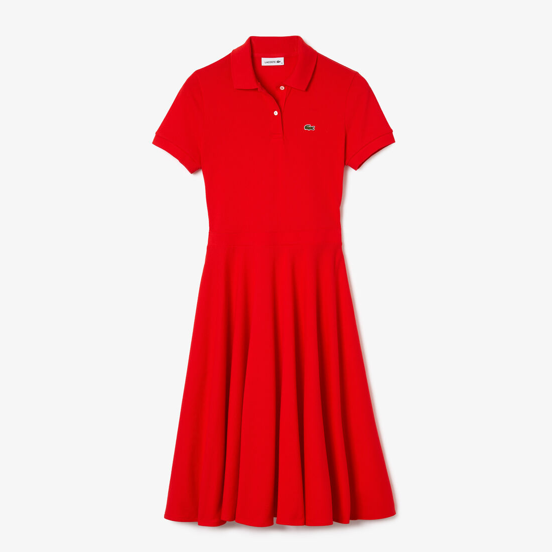 Women’s Fitted Cotton Piqué Polo Dress Women’s Fitted Cotton Piqué Polo Dress