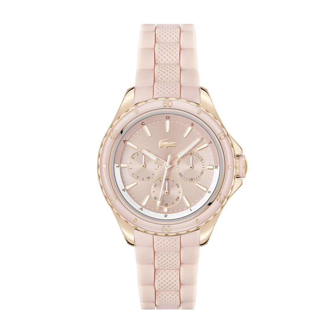 ساعة Santorini بسوار سيليكون بلون Blush Santorini Blush Silicone Watch - 2001457-BLUSH