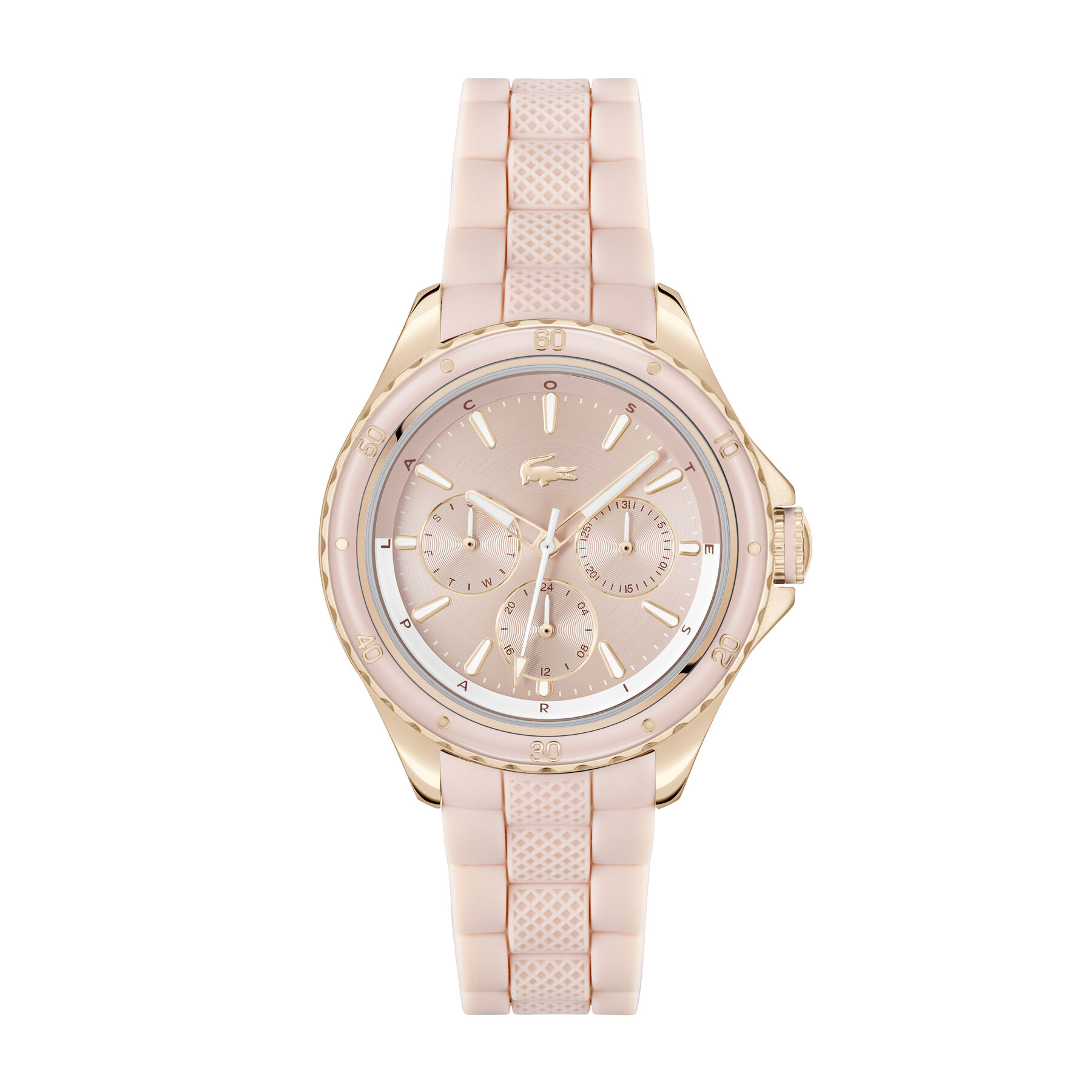 ساعة Santorini بسوار سيليكون بلون Blush Santorini Blush Silicone Watch - 2001457-BLUSH