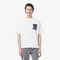lacoste loose fit thick jersey t shirt