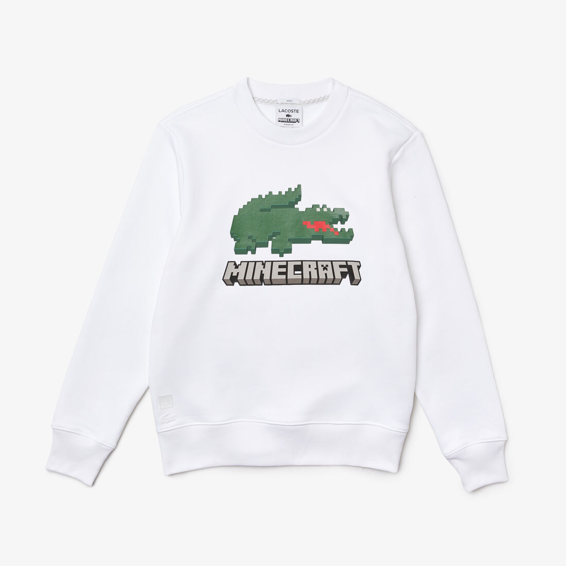 سويت شيرت صوف عضوي للجنسين مجموعة Lacoste x Minecraft سويت شيرت صوف عضوي للجنسين مجموعة Lacoste x Minecraft