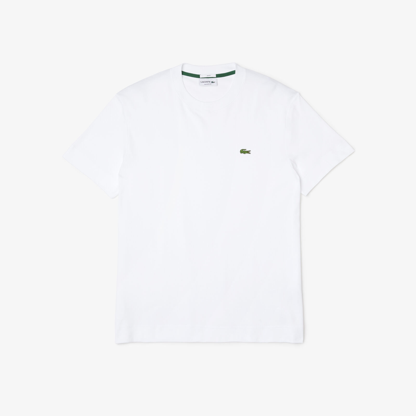 قطعة بيجامة علوية برقبة بلون مغاير Unisex Crew Neck Organic Cotton T-shirt - TH1708-00-001