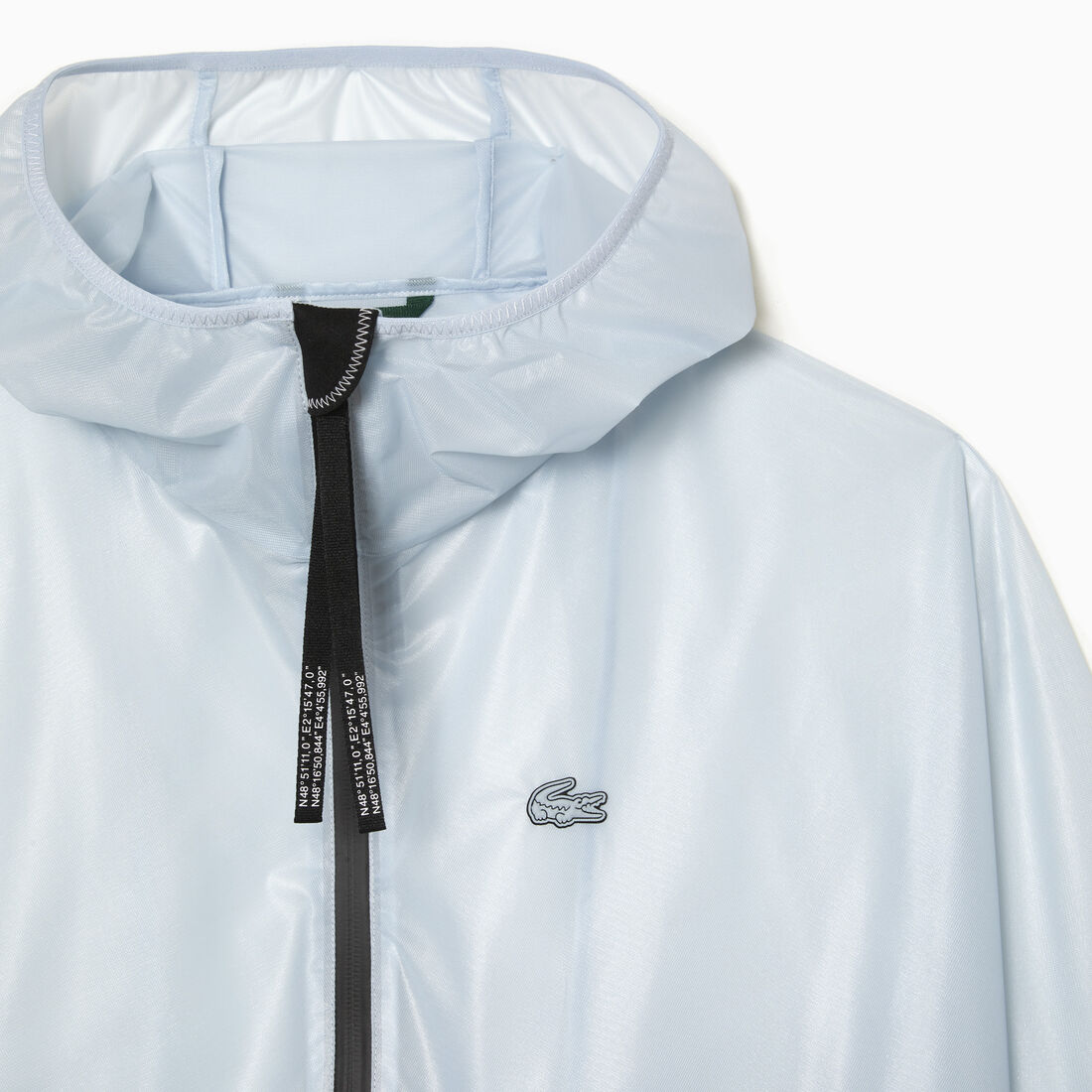 جاكيت ويندبريكر لاكوست شفاف للنساء جاكيت ويندبريكر لاكوست شفاف للنساء