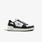 Men's Lacoste T-Clip Leather Colour Contrast Trainers men s lacoste t clip leather colour contrast trainers