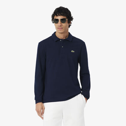Classic Fit Long Sleeved L.12.12 Polo Shirt