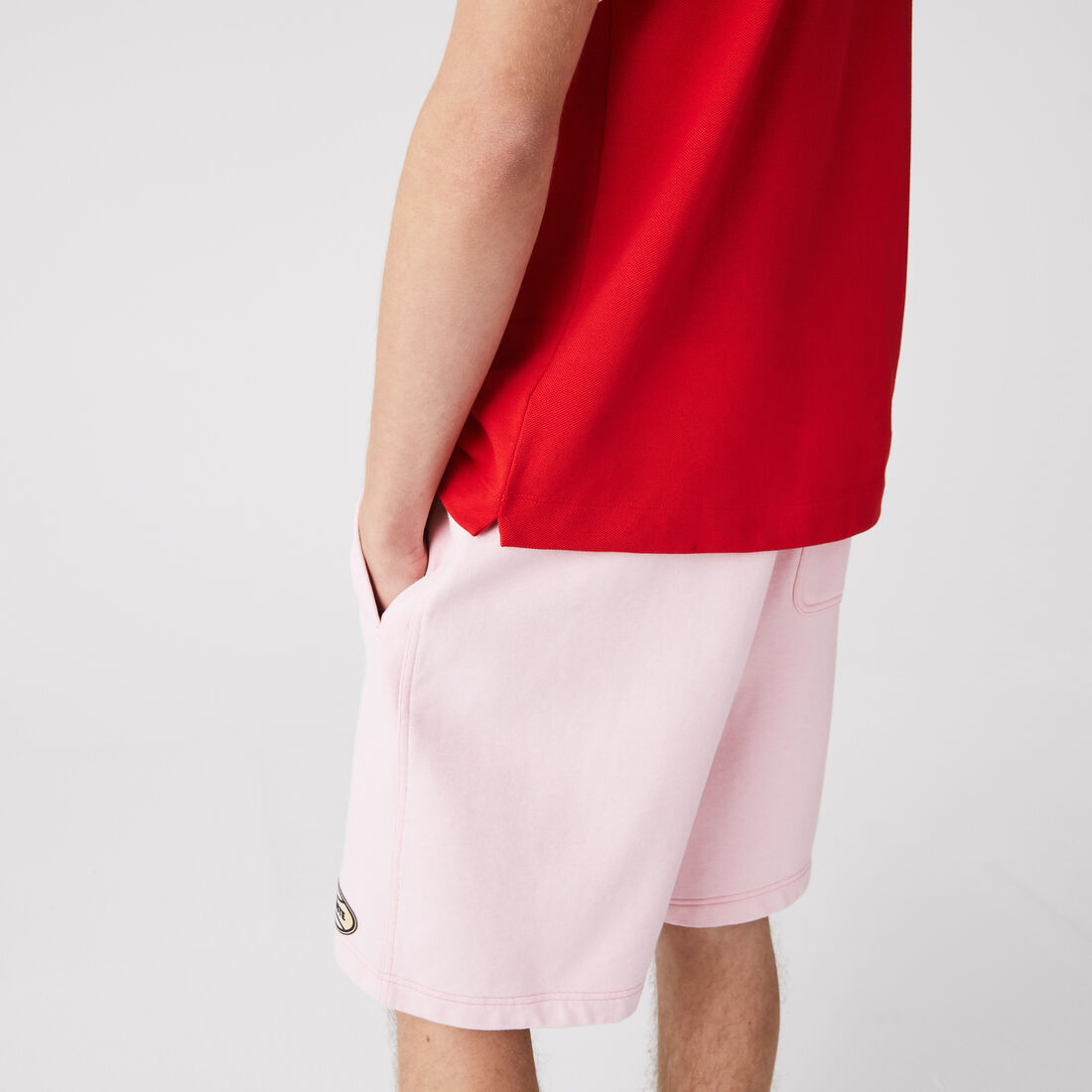 Men’s Lacoste Classic Fit Striped Accents Cotton Piqué Polo Shirt Men’s Lacoste Classic Fit Striped Accents Cotton Piqué Polo Shirt