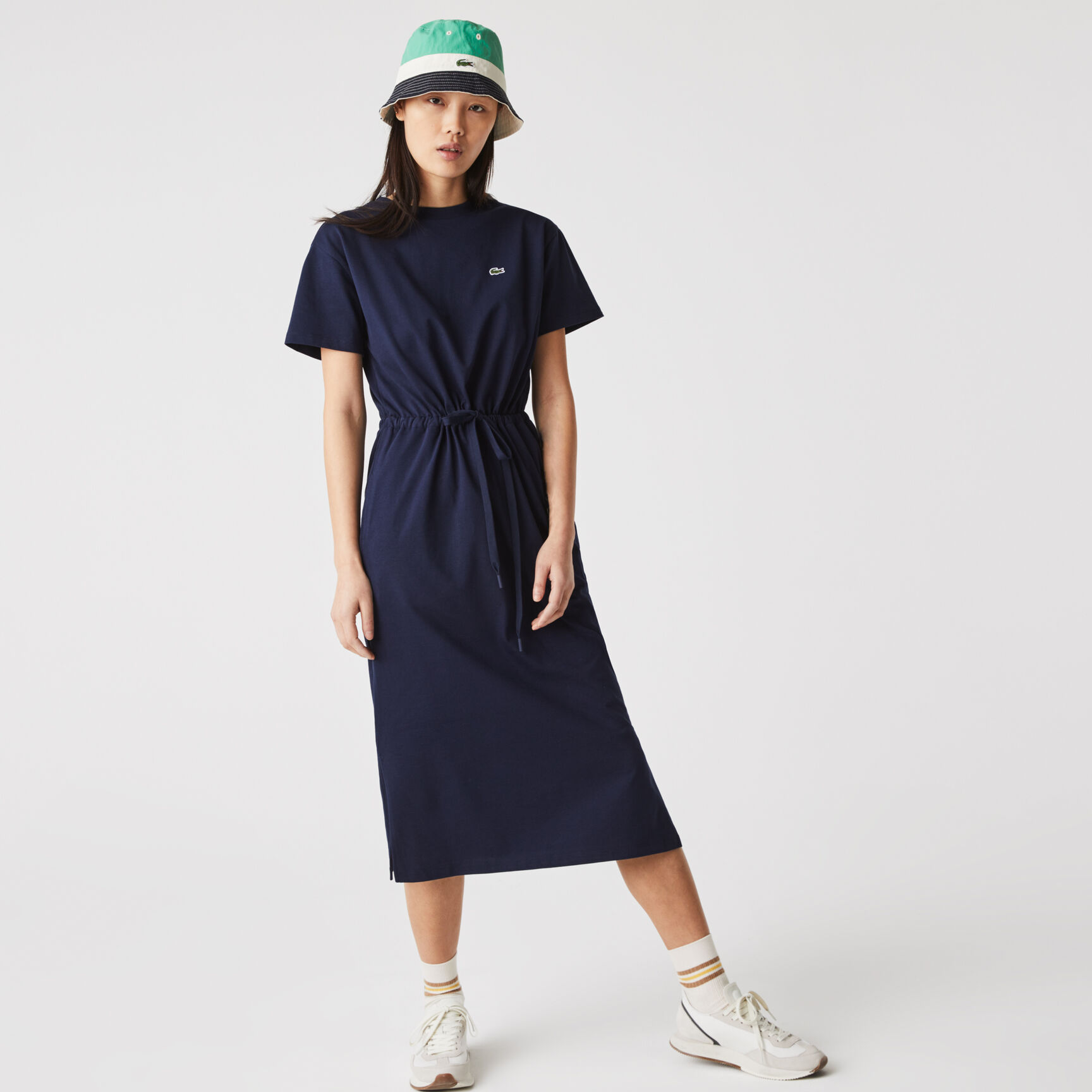Women’s Long Fitted Cotton T-shirt Dress Women’s Long Fitted Cotton T-shirt Dress