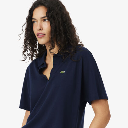 Relaxed Fit Fluid Pique Polo Shirt Relaxed Fit Fluid Pique Polo Shirt