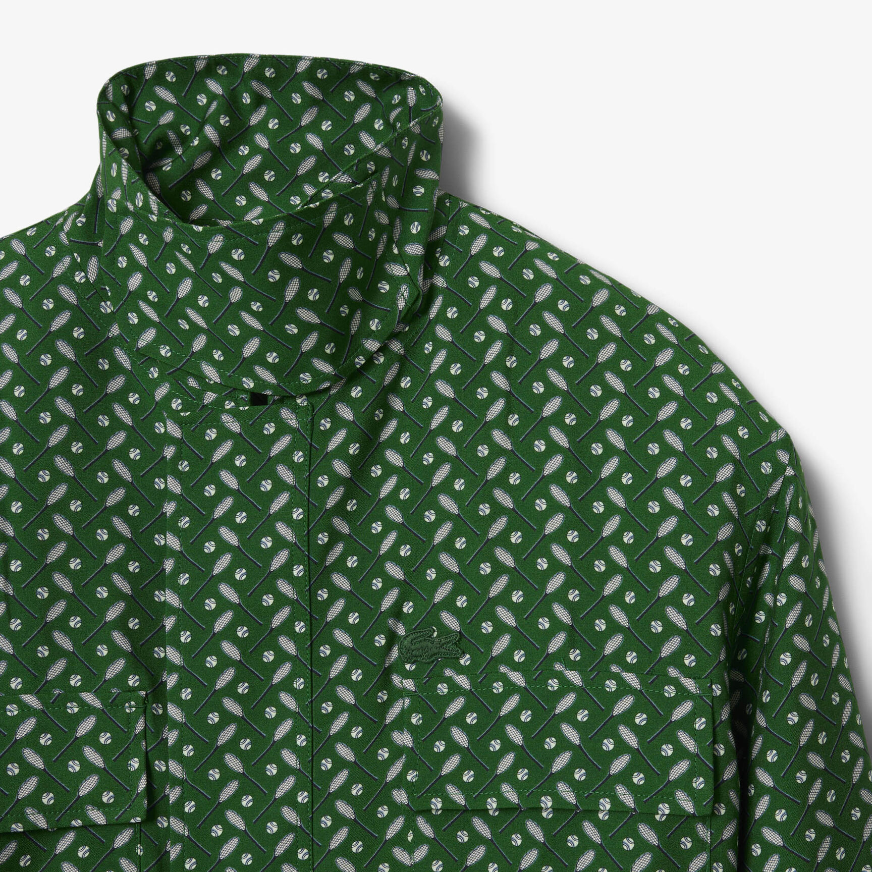 Runway Regular Fit Printed Satin Shirt - CH3777-00-F6H