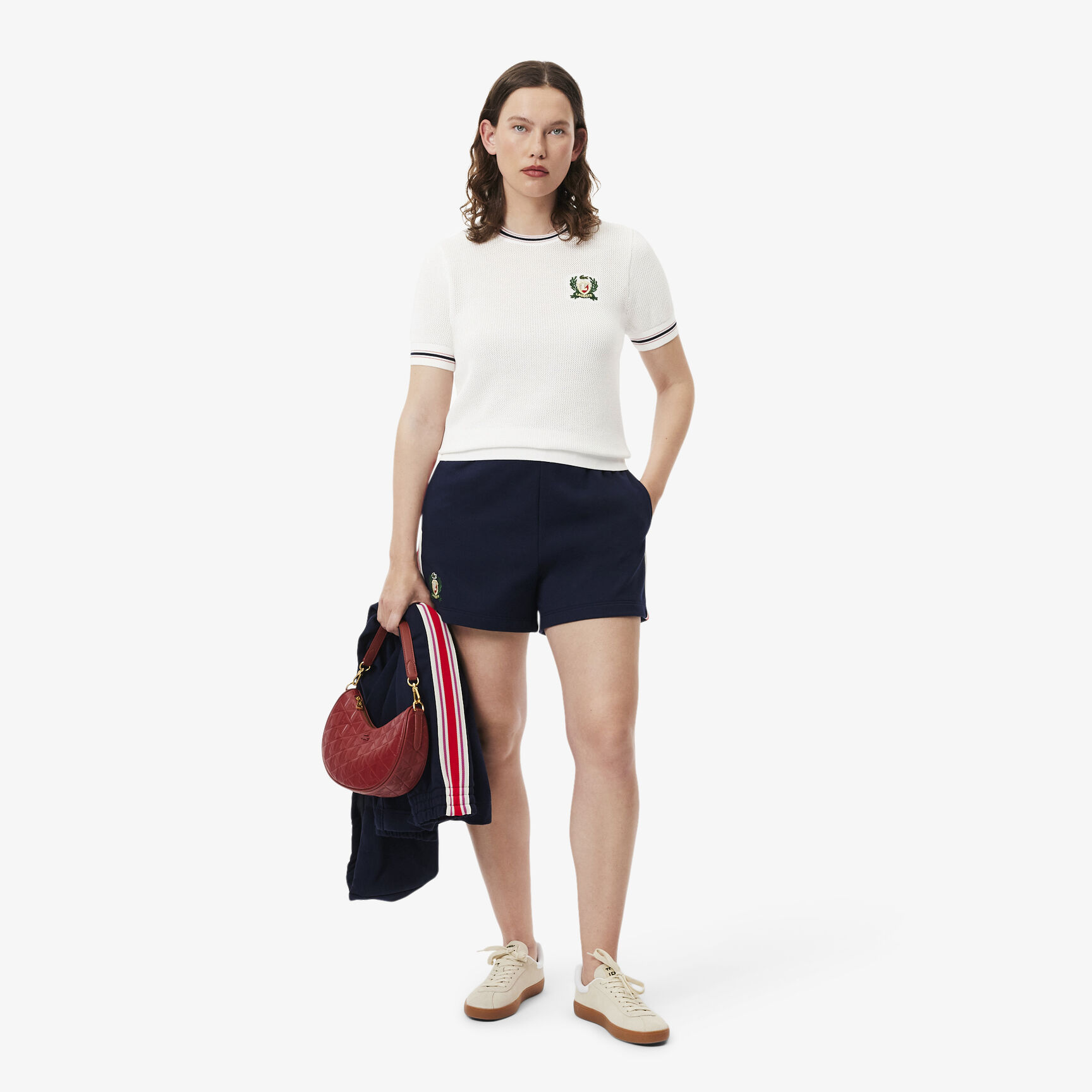 سترة درع مطرزة صناعة فرنسية French Made Embroidered Shield Sweater - AF9561-00-70V