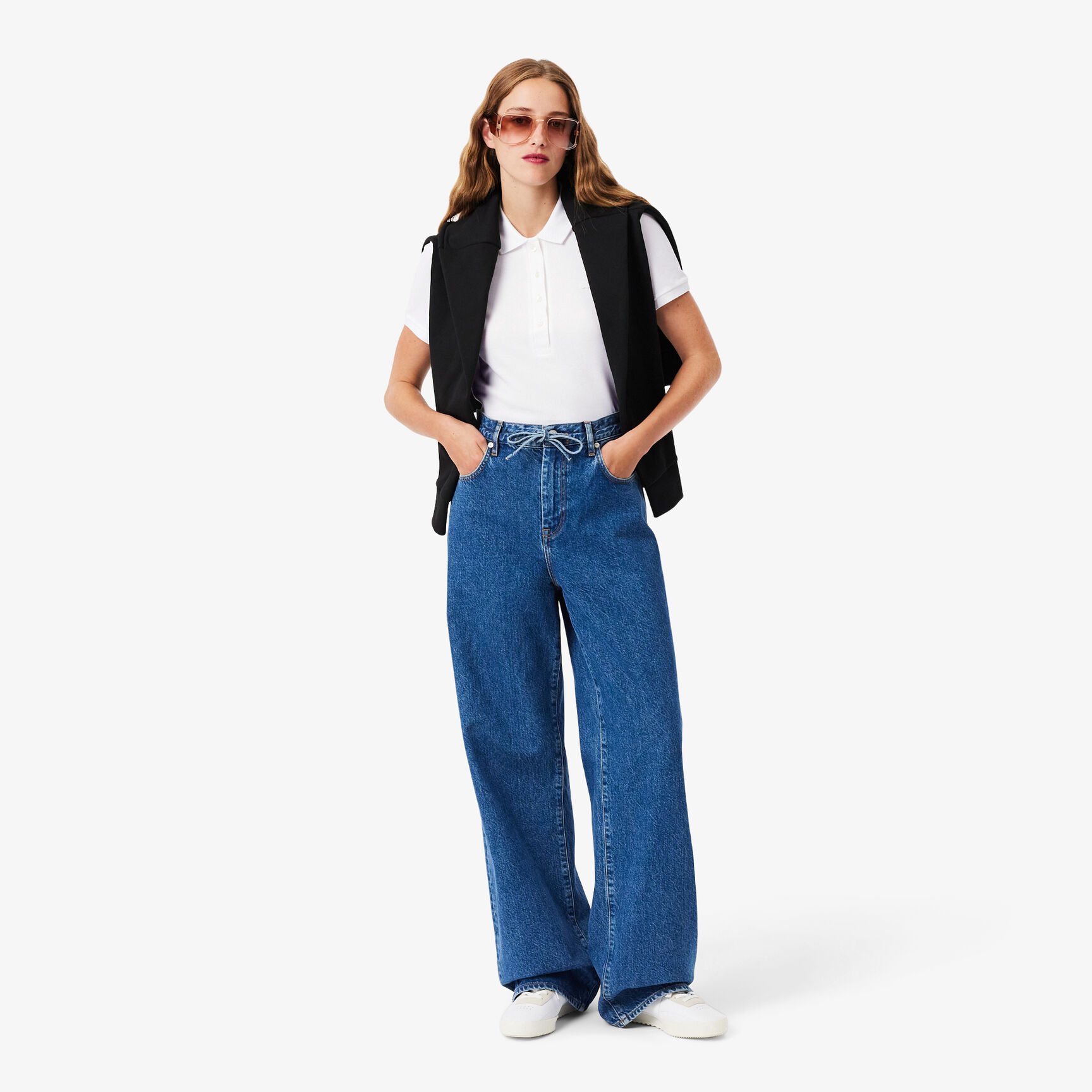 L.12.D Slim Fit Stretch Petit Pique Polo Shirt - PF5462-00-001