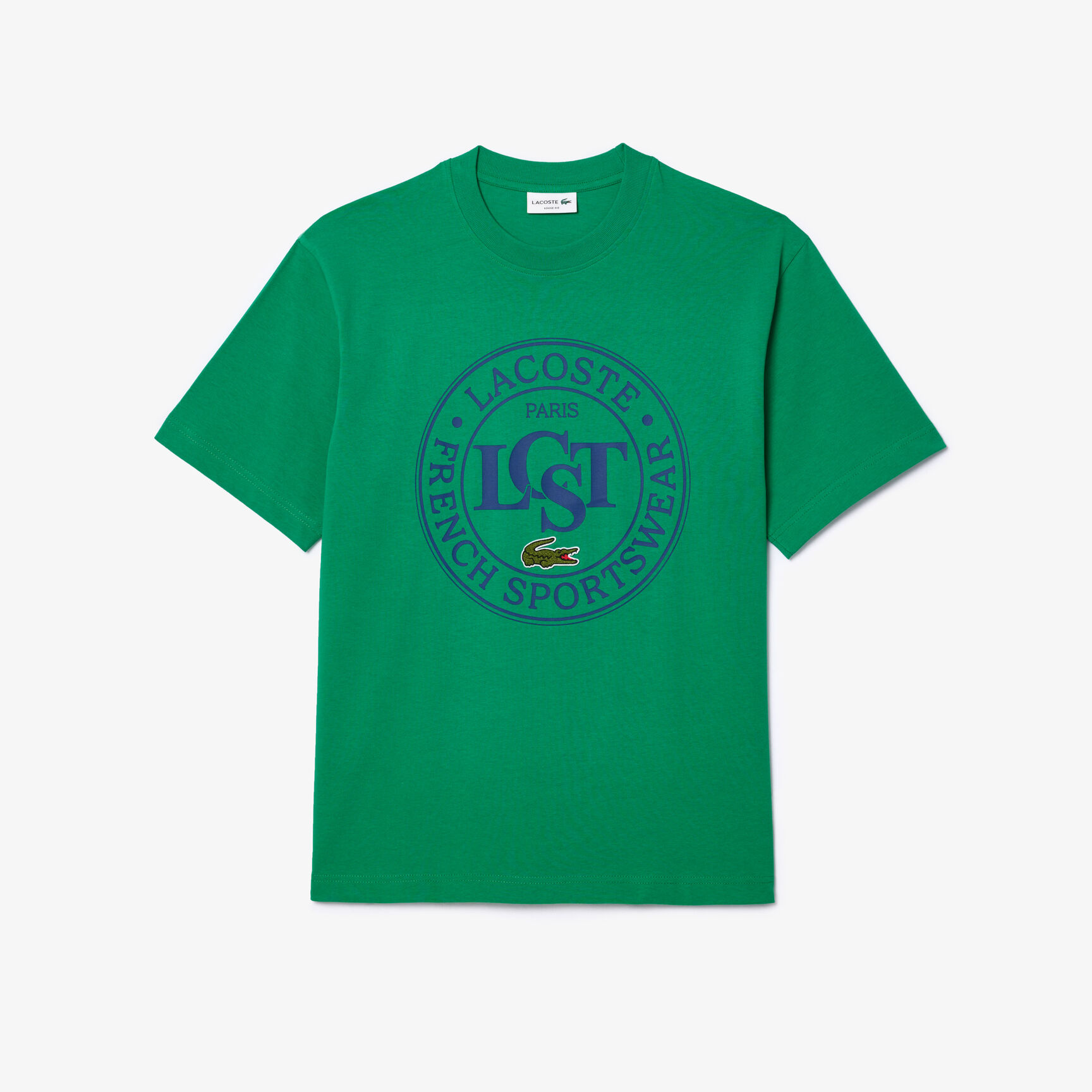 تي شيرت فضفاض من القطن الثقيل المطبوع Loose Fit Jersey Print T-shirt - TH2753-00-LDM