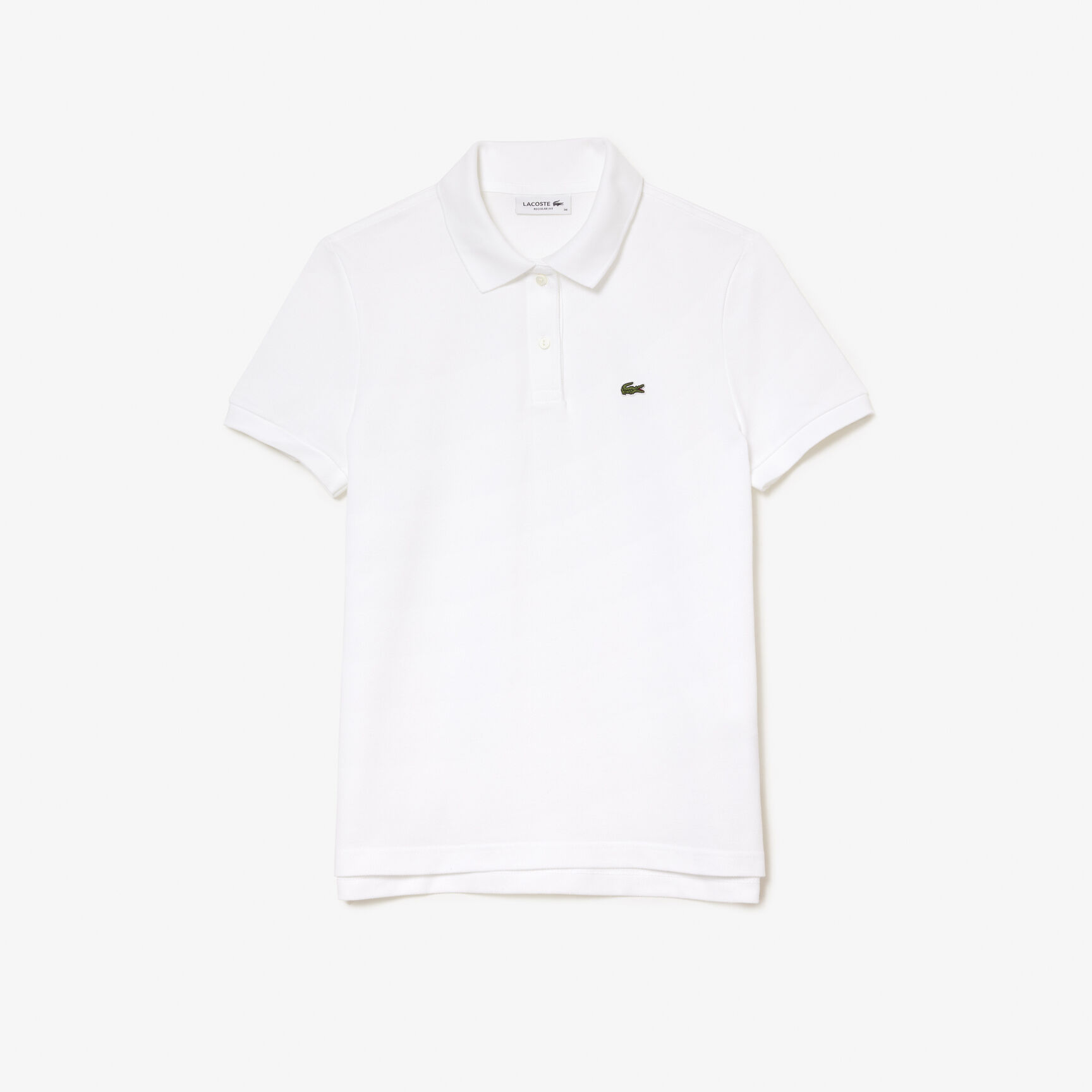 تيشيرت بولو لاكوست بيتي بيكيه قطن ناعم بقصة كلاسيكية للنساء Women's Lacoste Regular Fit Soft Cotton Petit Pique Polo Shirt - PF7839-00-001