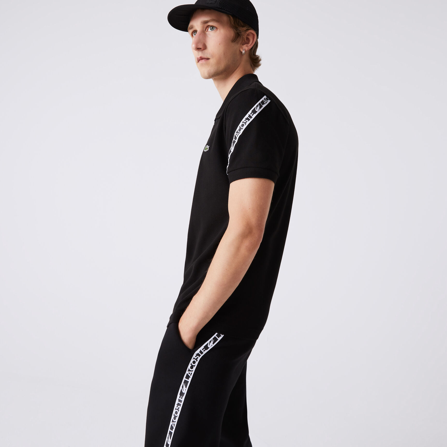 تيشيرت بولو لاكوست بيكيه ميني مطاطي بقصة عادية للرجال تيشيرت بولو لاكوست بيكيه ميني مطاطي بقصة عادية للرجال