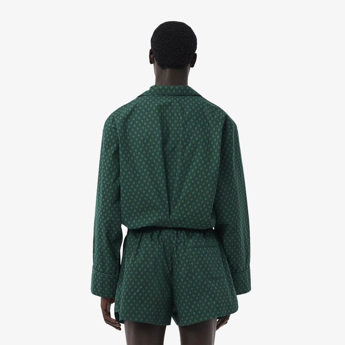 CHEMISE CASUAL MANCHES LO Runway Print Pajama Shirt - CH6892-00-77I