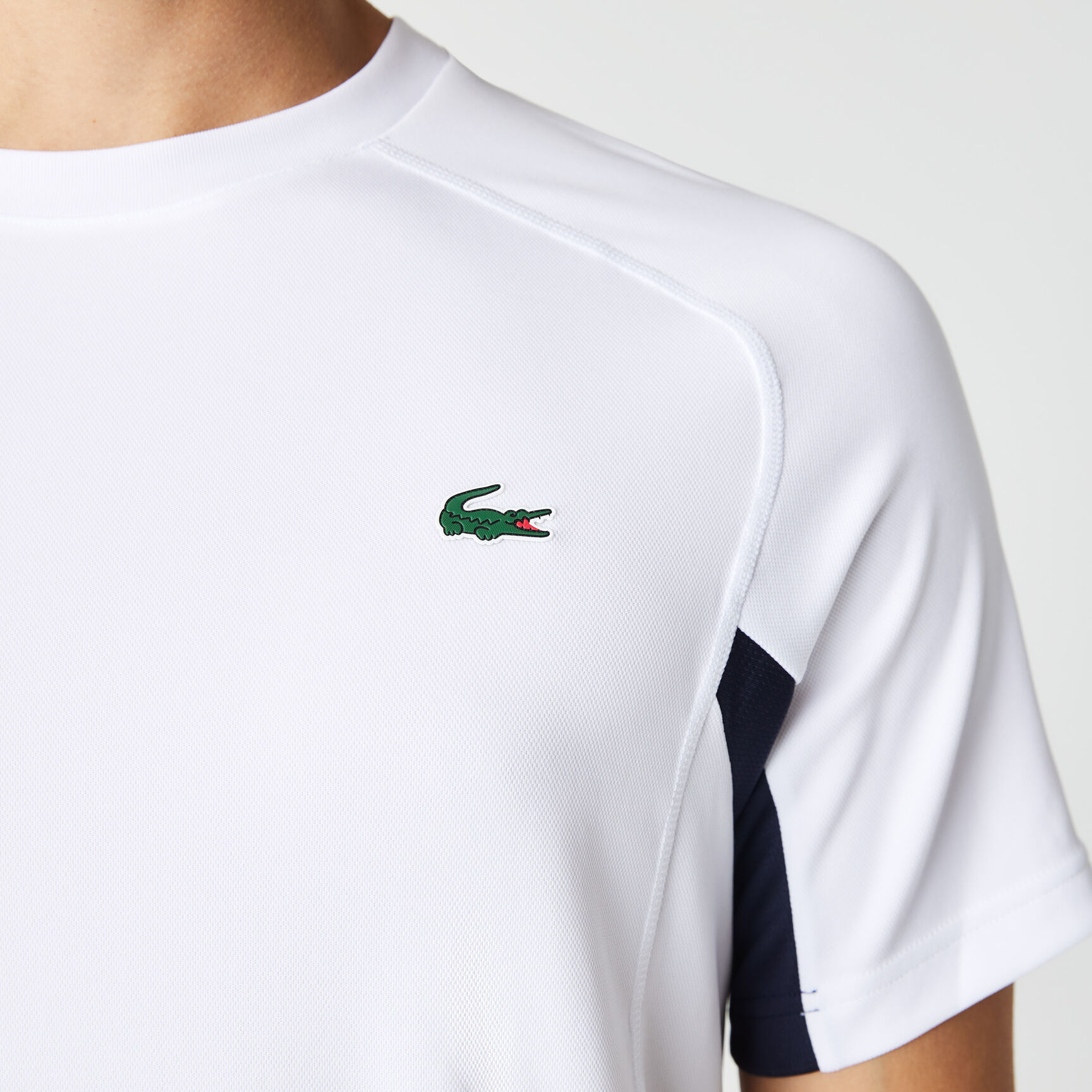 Men's Lacoste SPORT Color-Block Ultra-Dry Piqué Tennis T-Shirt Men's Lacoste SPORT Color-Block Ultra-Dry Piqué Tennis T-Shirt