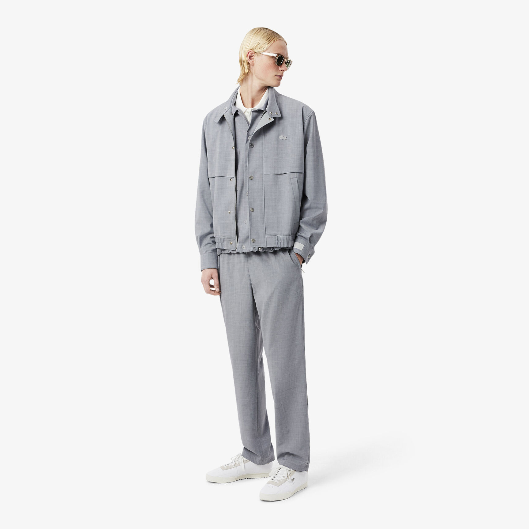 Regular Fit Wool Flannel Chino Pants - HH8341-00-ACZ