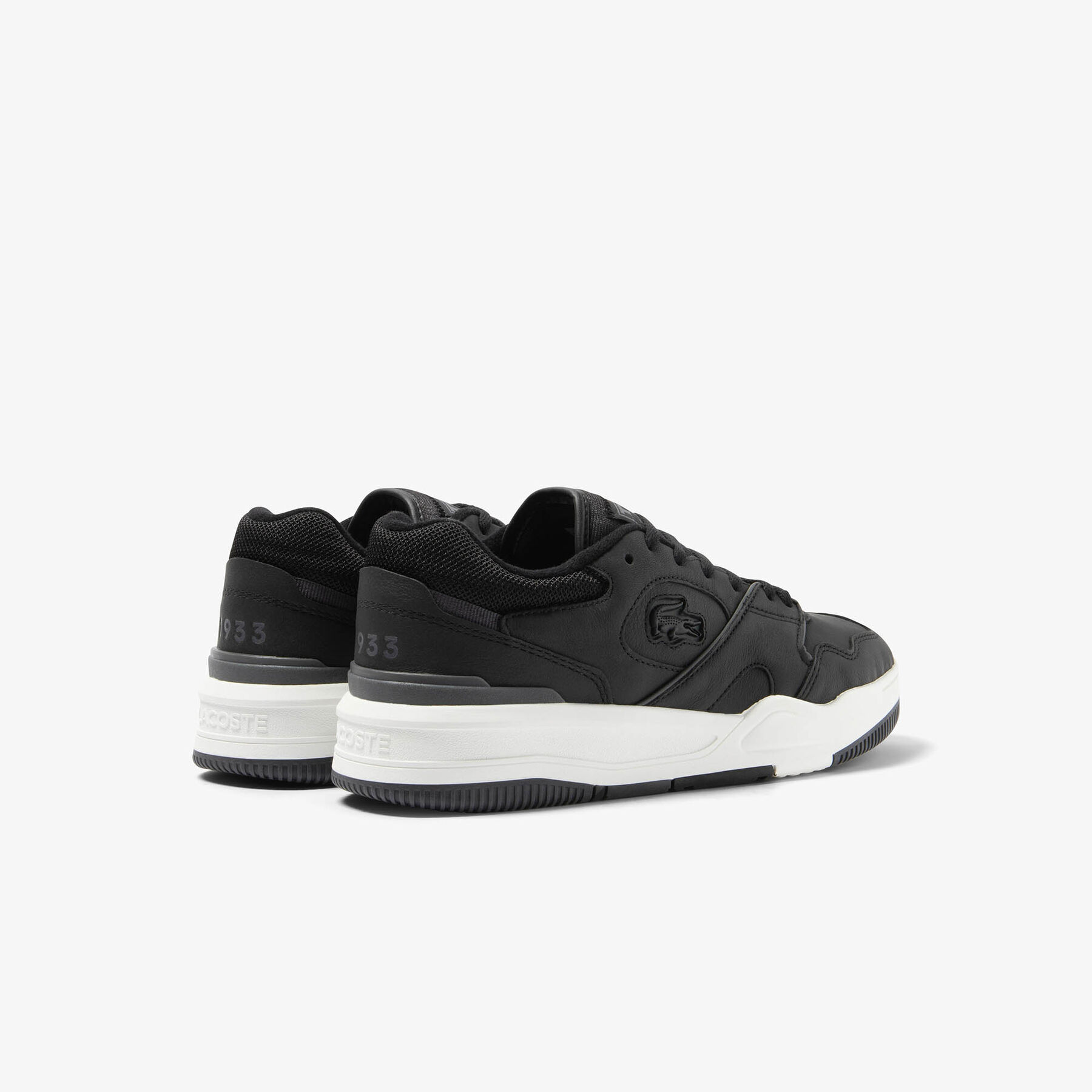 Men's Lineshot Leather Trainers lacoste men s lineshot leather trainers