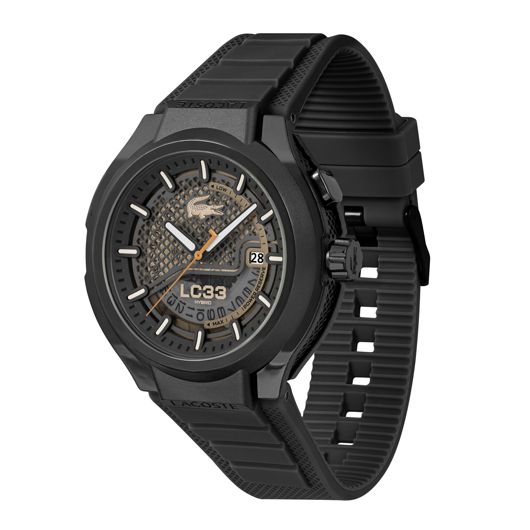 LC33 Black Silicone Watch - 2011468-BLK