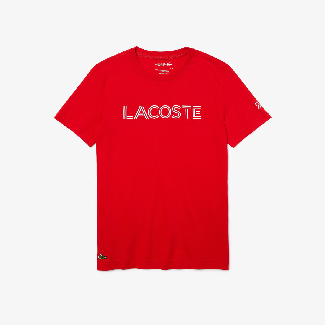 تي شيرت مسامي بطبعات مميزة مجموعة Lacoste SPORT و Novak Djokovic للرجال تي شيرت مسامي بطبعات مميزة مجموعة Lacoste SPORT و Novak Djokovic للرجال
