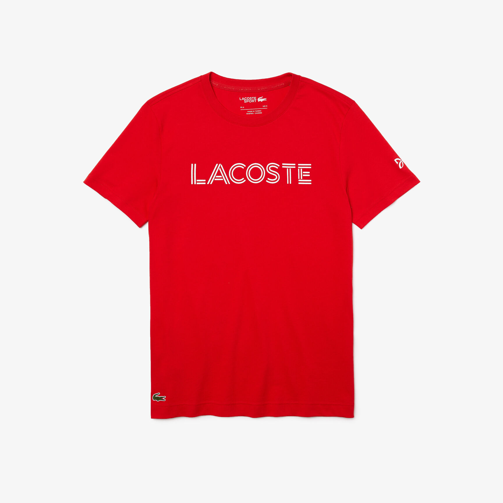 تي شيرت مسامي بطبعات مميزة مجموعة Lacoste SPORT و Novak Djokovic للرجال تي شيرت مسامي بطبعات مميزة مجموعة Lacoste SPORT و Novak Djokovic للرجال