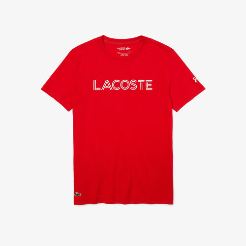 Men’s Lacoste Sport X Novak Djokovic Breathable Print T-shirt