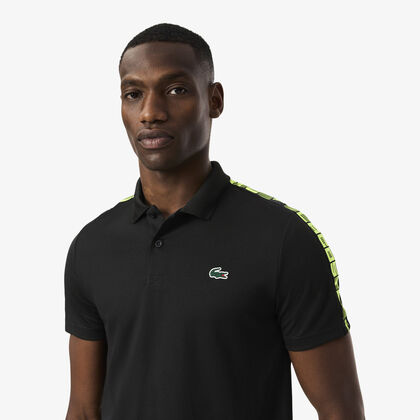 Ultra Dry Branded Stripe Tennis Polo Shirt