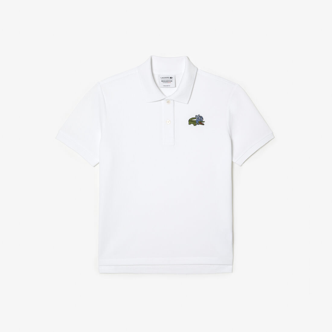 تيشيرت بولو بطبعة تمساح للنساء مجموعة Lacoste x Netflix تيشيرت بولو بطبعة تمساح للنساء مجموعة Lacoste x Netflix