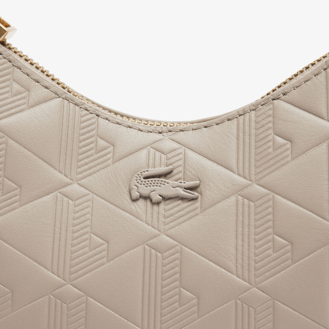 محفظة ماهيكي الجلدية المنقوشة على شكل نصف قمر Maheki Embossed Leather Half Moon Purse - NF4710MH-Q47