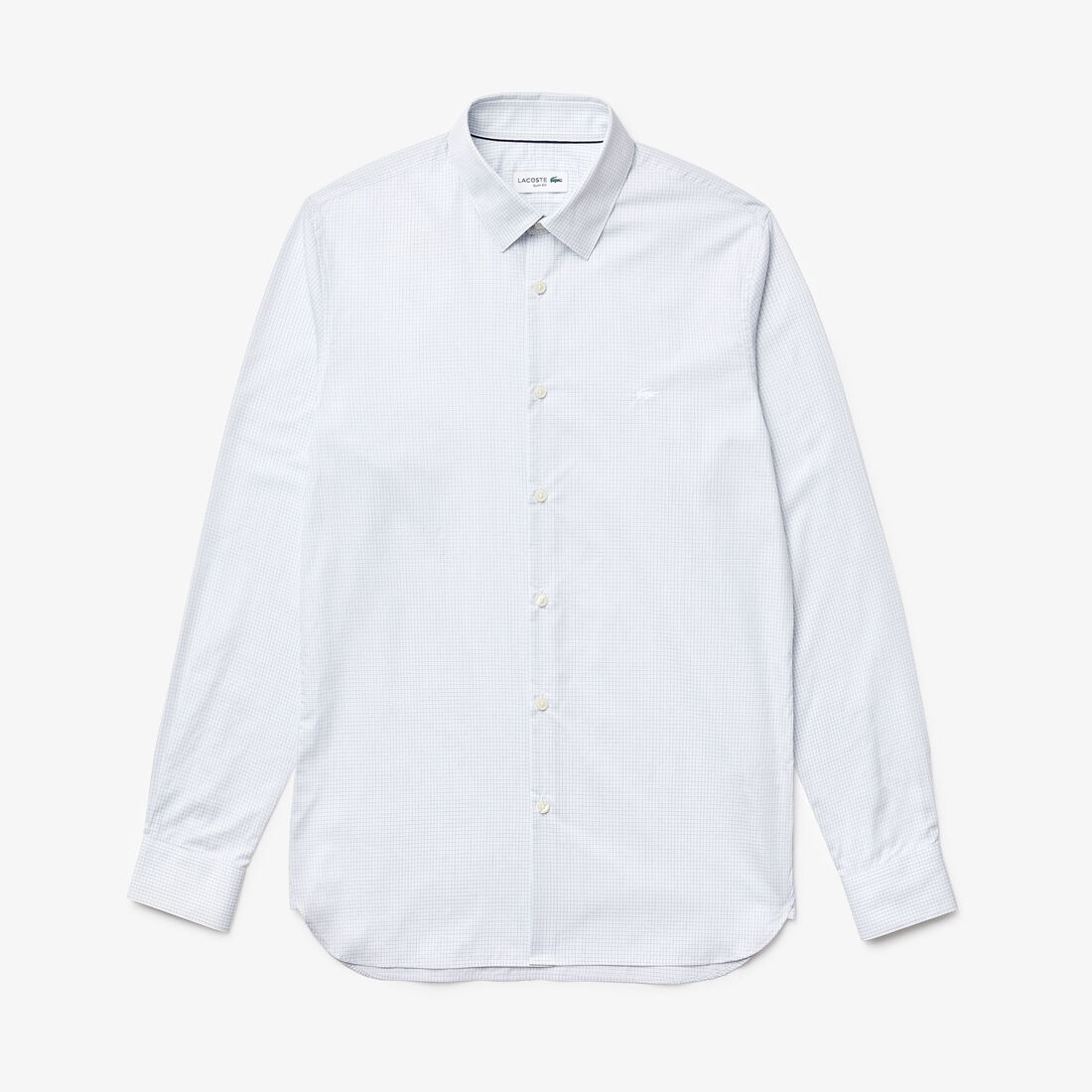 قميص قطني فاخر بنمط المربعات الصغيرة للرجال قميص قطني فاخر بنمط المربعات الصغيرة للرجال