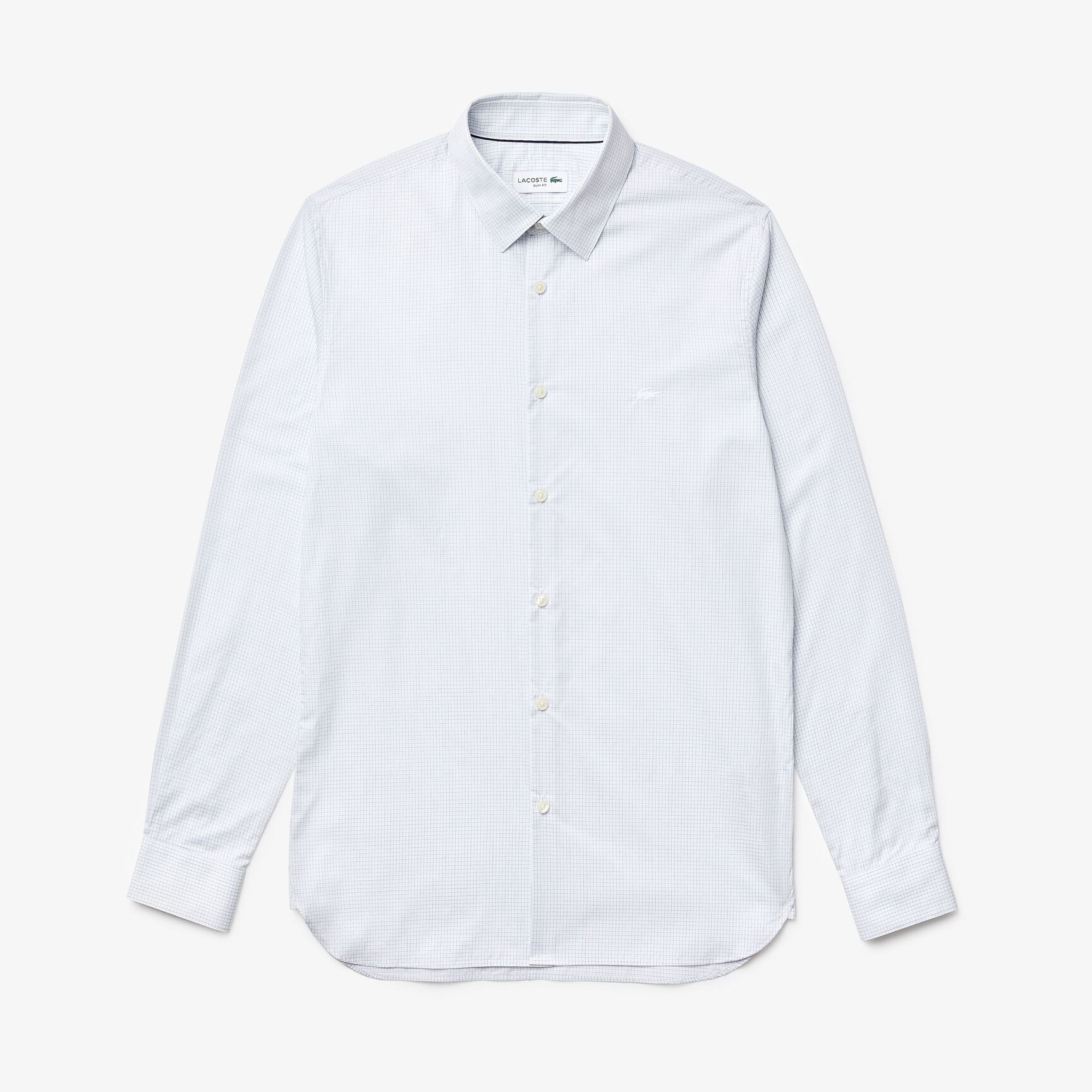 قميص قطني فاخر بنمط المربعات الصغيرة للرجال قميص قطني فاخر بنمط المربعات الصغيرة للرجال