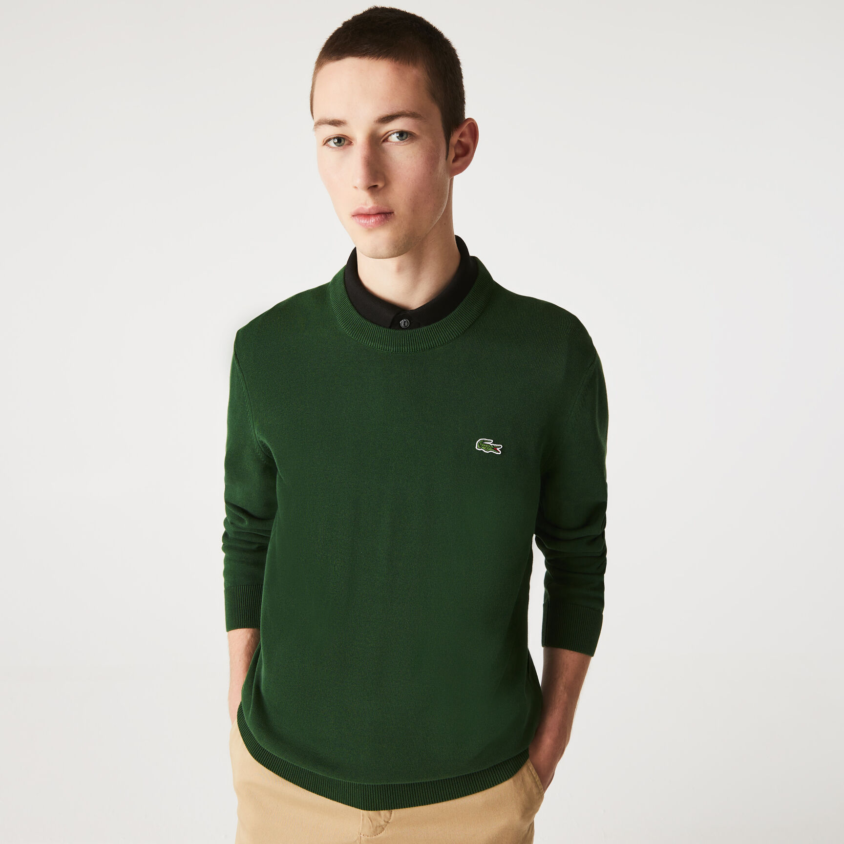 Men's Organic Cotton Crew Neck Sweater - AH1985-00-132