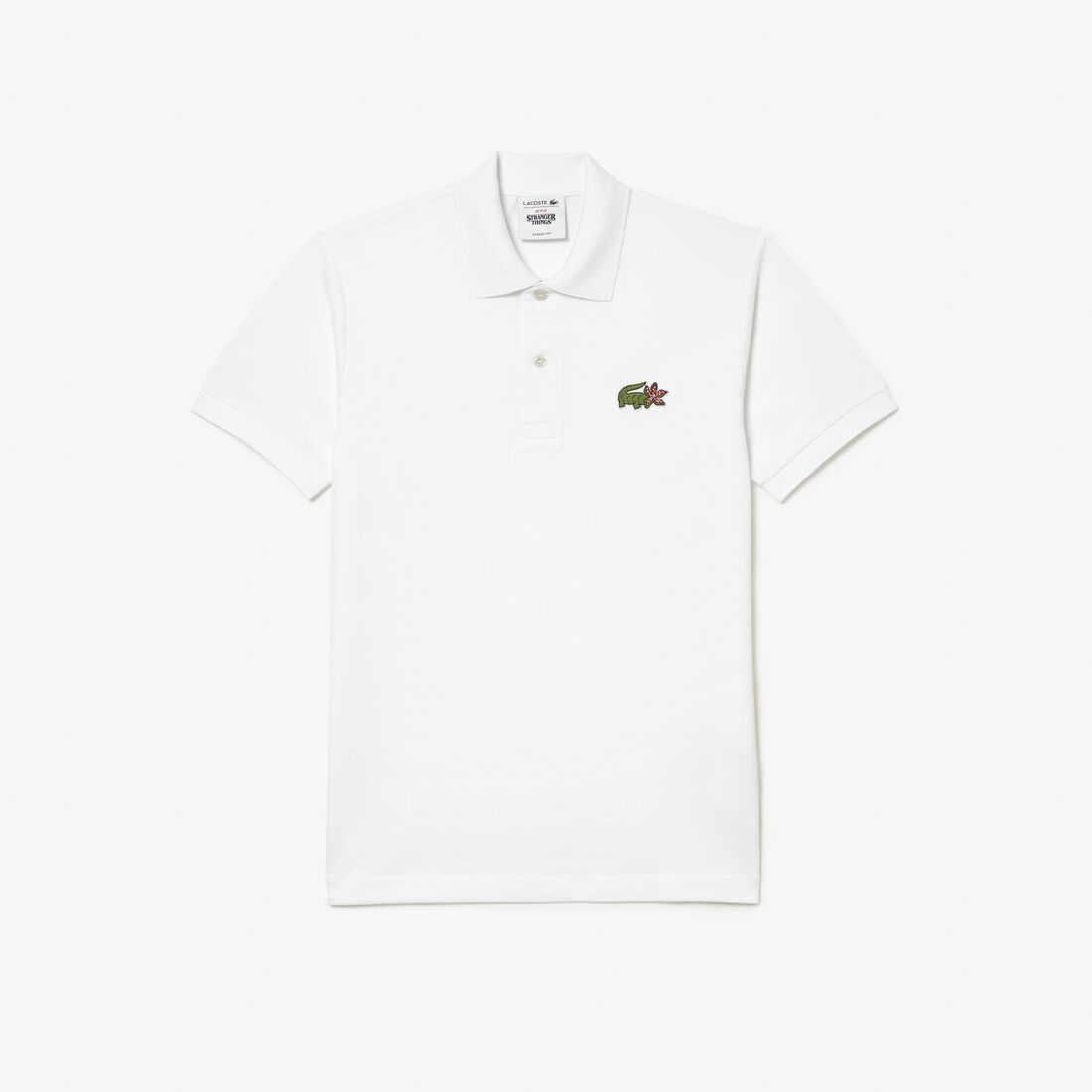 تيشيرت بولو قطن عضوي للرجال مجموعة Lacoste x Netflix تيشيرت بولو قطن عضوي للرجال مجموعة Lacoste x Netflix