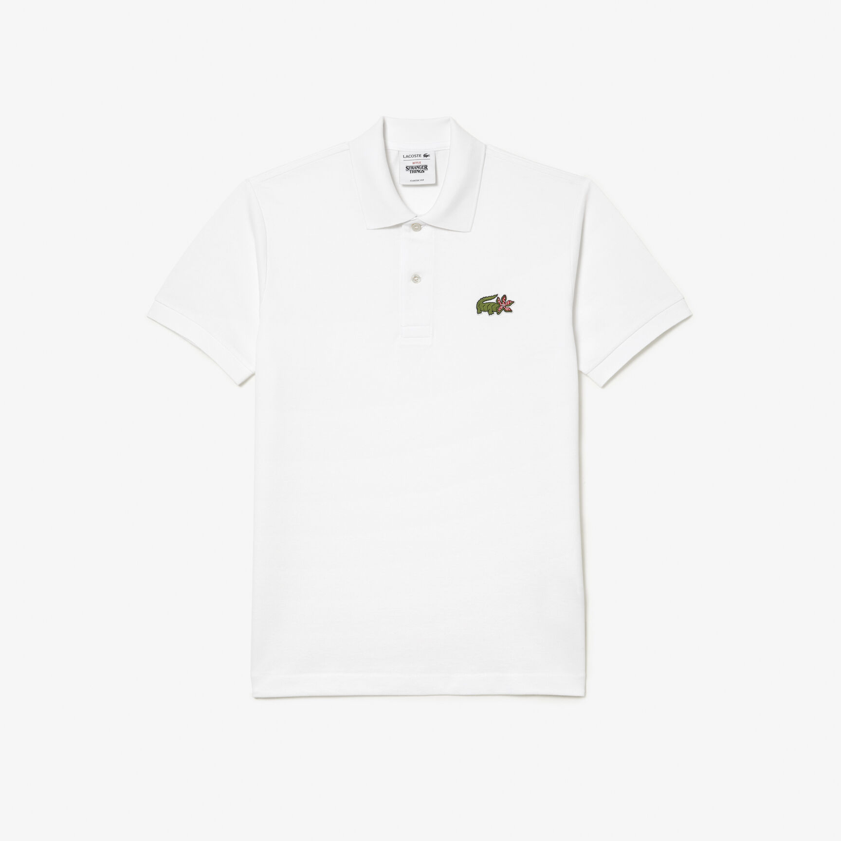 تيشيرت بولو قطن عضوي للرجال مجموعة Lacoste x Netflix تيشيرت بولو قطن عضوي للرجال مجموعة Lacoste x Netflix