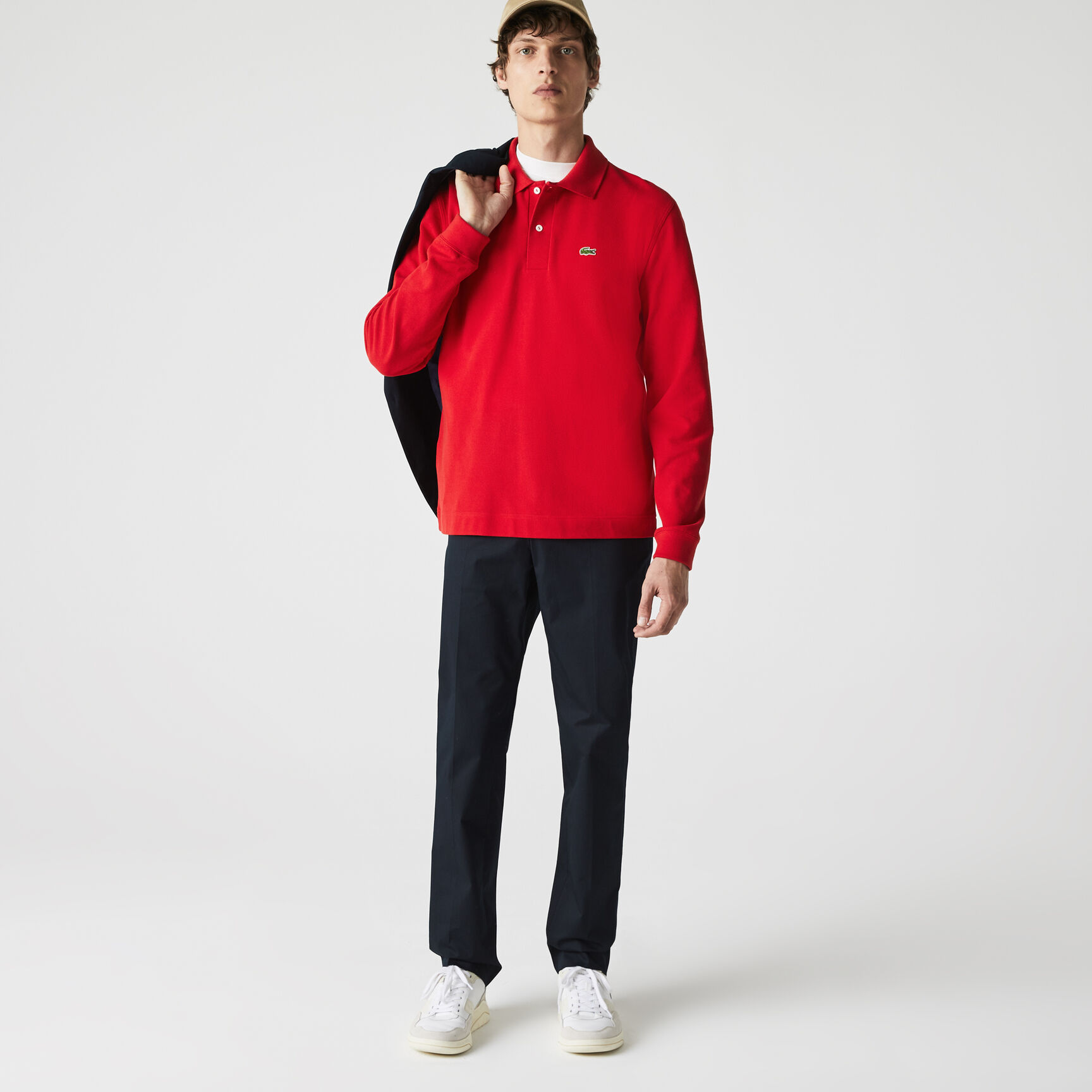 بنطلون تشينو من القطن المرن ذو قصة ضيقة للرجال بنطلون تشينو من القطن المرن ذو قصة ضيقة للرجال