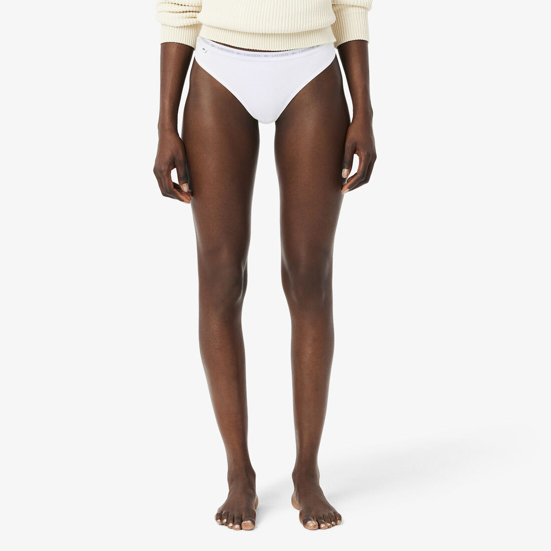 طقم ثونغ قطن مطاطي بتصميم رفيع ، 3 قطع 3-Pack Thongs - 8F1341-00-NUA