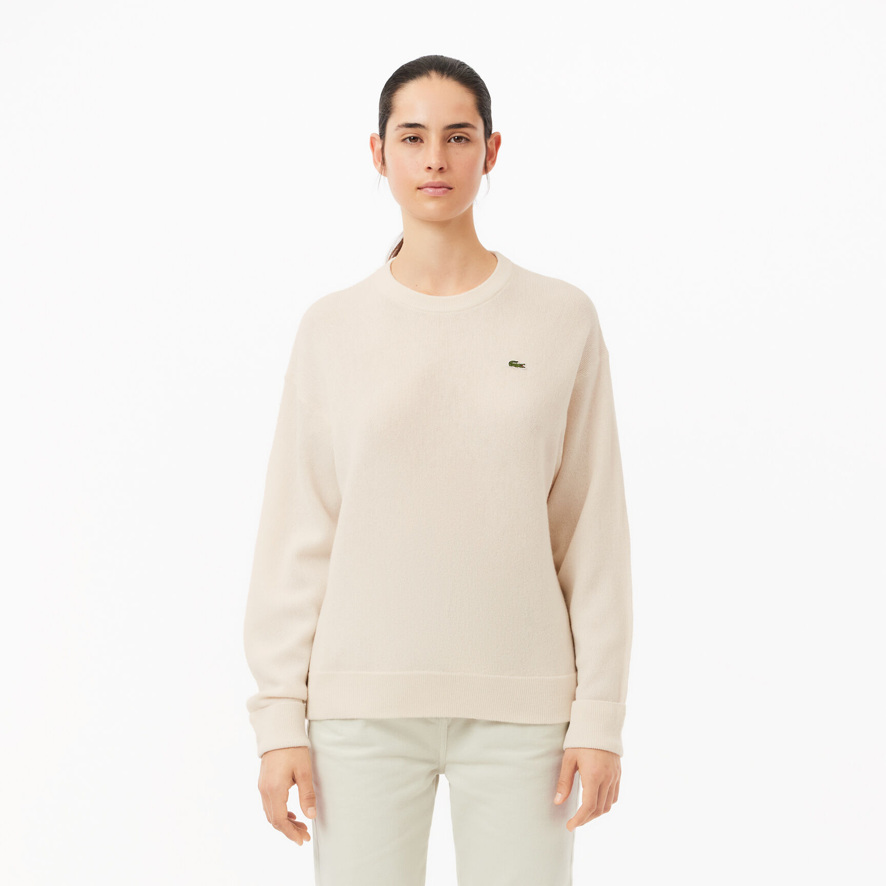 سترة صوفية برقبة دائرية Wool Crew Neck Sweater - AF9551-00-70V