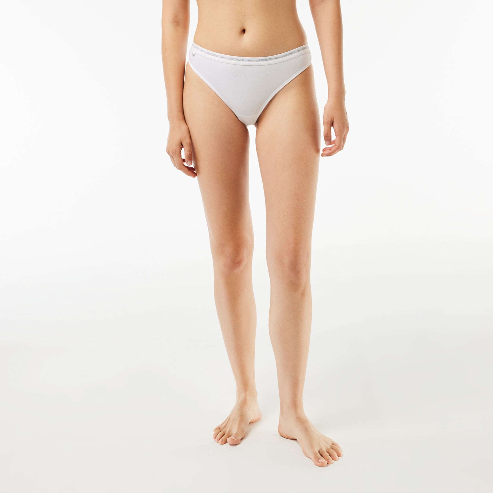 طقم ثونغ قطن مطاطي بتصميم رفيع ، 3 قطع 3-Pack Thongs - 8F1341-00-NUA