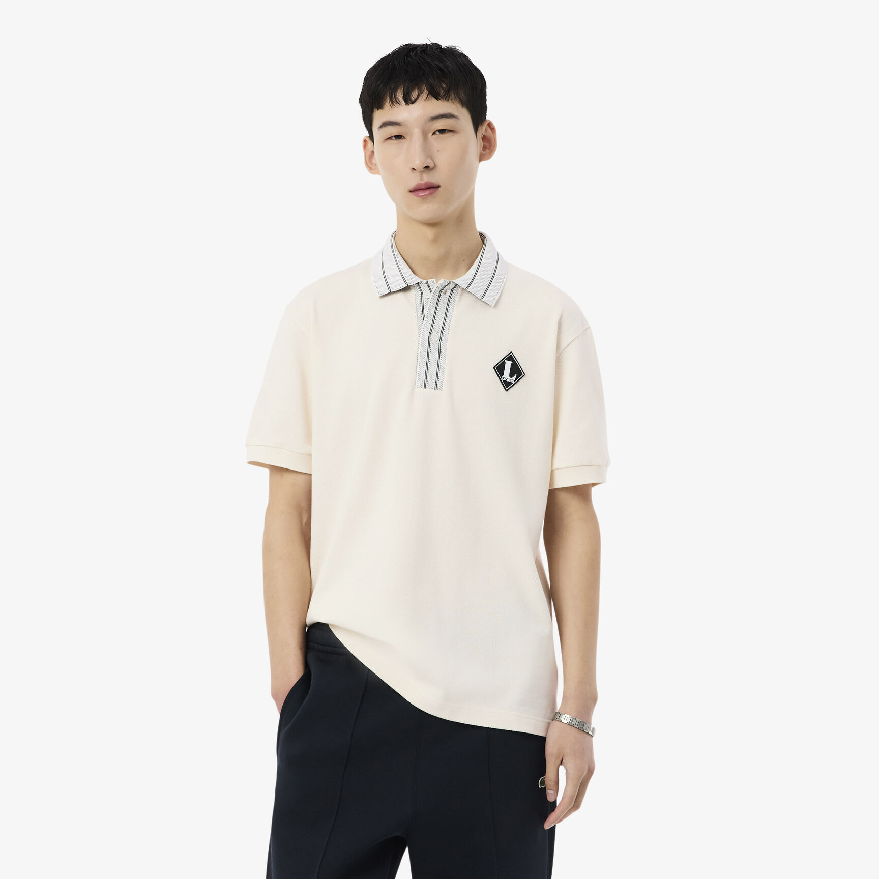 French Made Classic Fit Badge Polo Shirt - PH0719-00-XFJ
