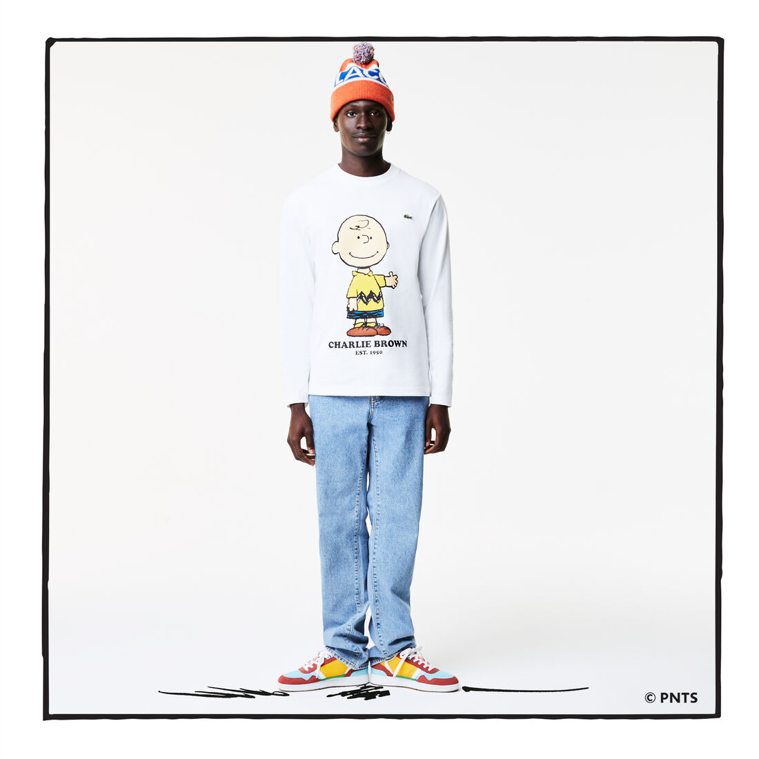 Men's Lacoste x Peanuts Organic Cotton T-shirt Men's Lacoste x Peanuts Organic Cotton T-shirt