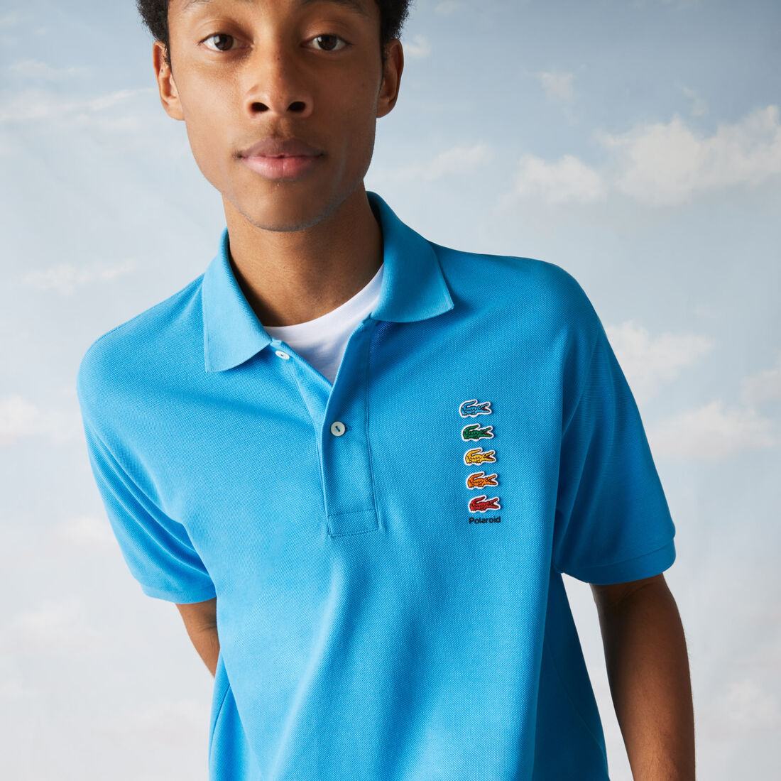 Men’s Polaroid Collaboration Colored Crocodiles Classic Fit Polo