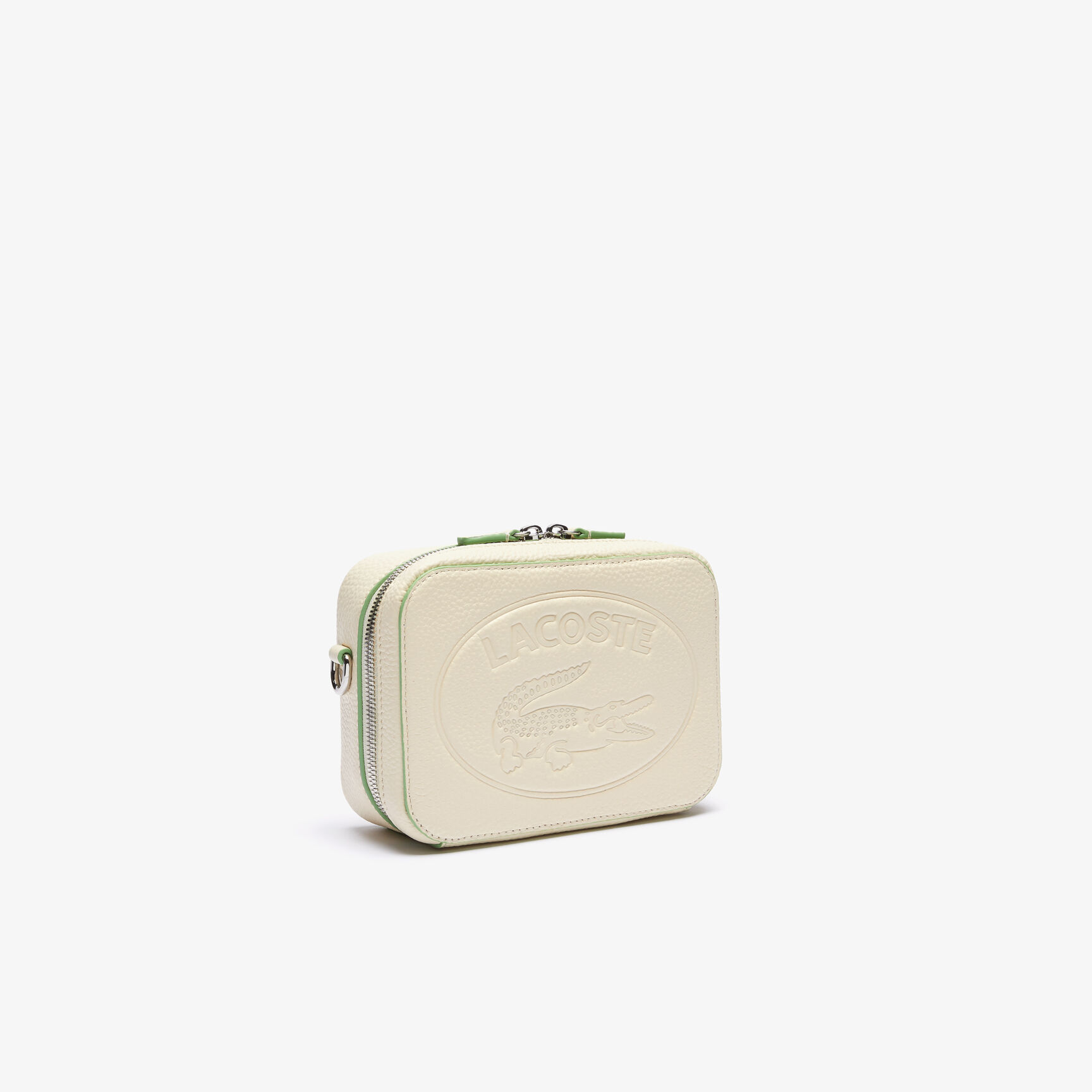 حقيبة من الجلد المحبب مع حزام كتف قابل للفصل من مجموعة Croco Crew للنساء حقيبة من الجلد المحبب مع حزام كتف قابل للفصل من مجموعة Croco Crew للنساء